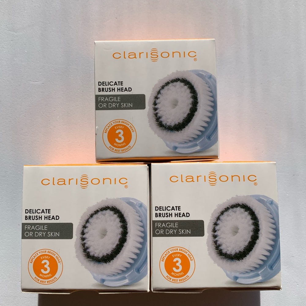 3 Clarisonic Delicate Brush Head replaceme…
